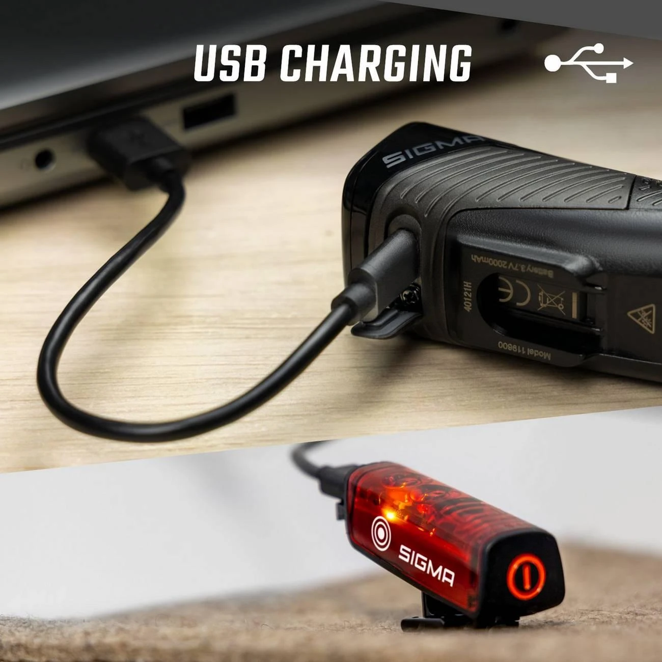 Galinė lempa Sigma Buster 80 USB