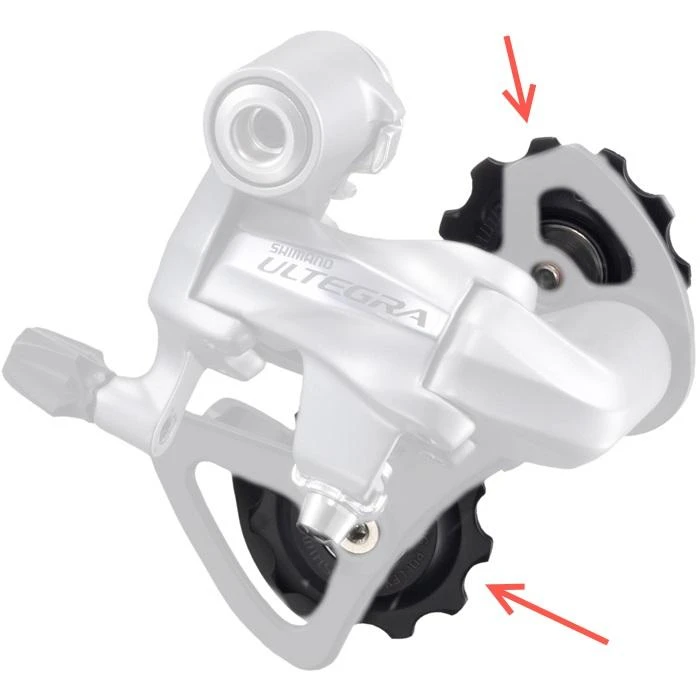 Galinio pavarų perjungėjo ratukų komplektas Shimano RD-6700