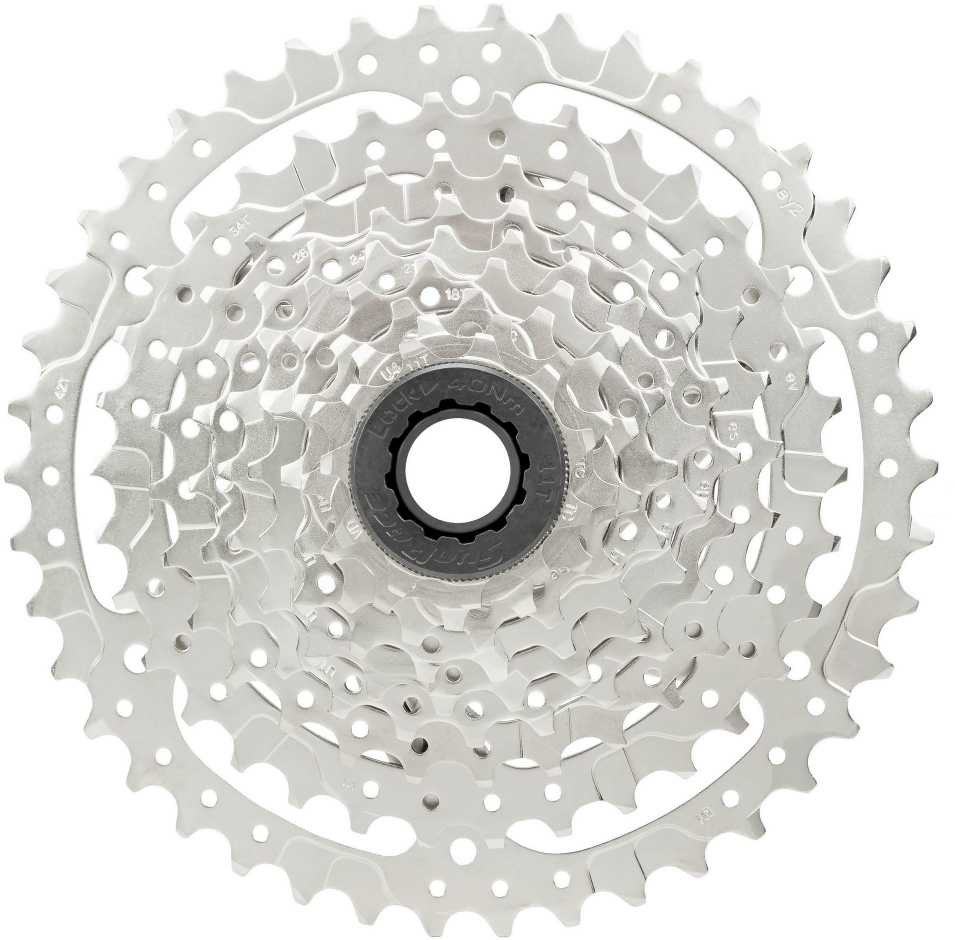 Galinis žvaigždžių blokas SunRace CSM980 9-speed 11-42T nickel