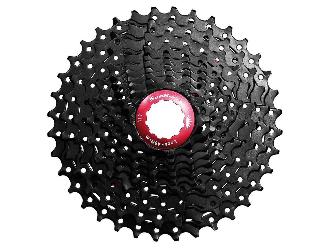 Galinis žvaigždžių blokas SunRace CSMX0 10-speed 11-36T juodas