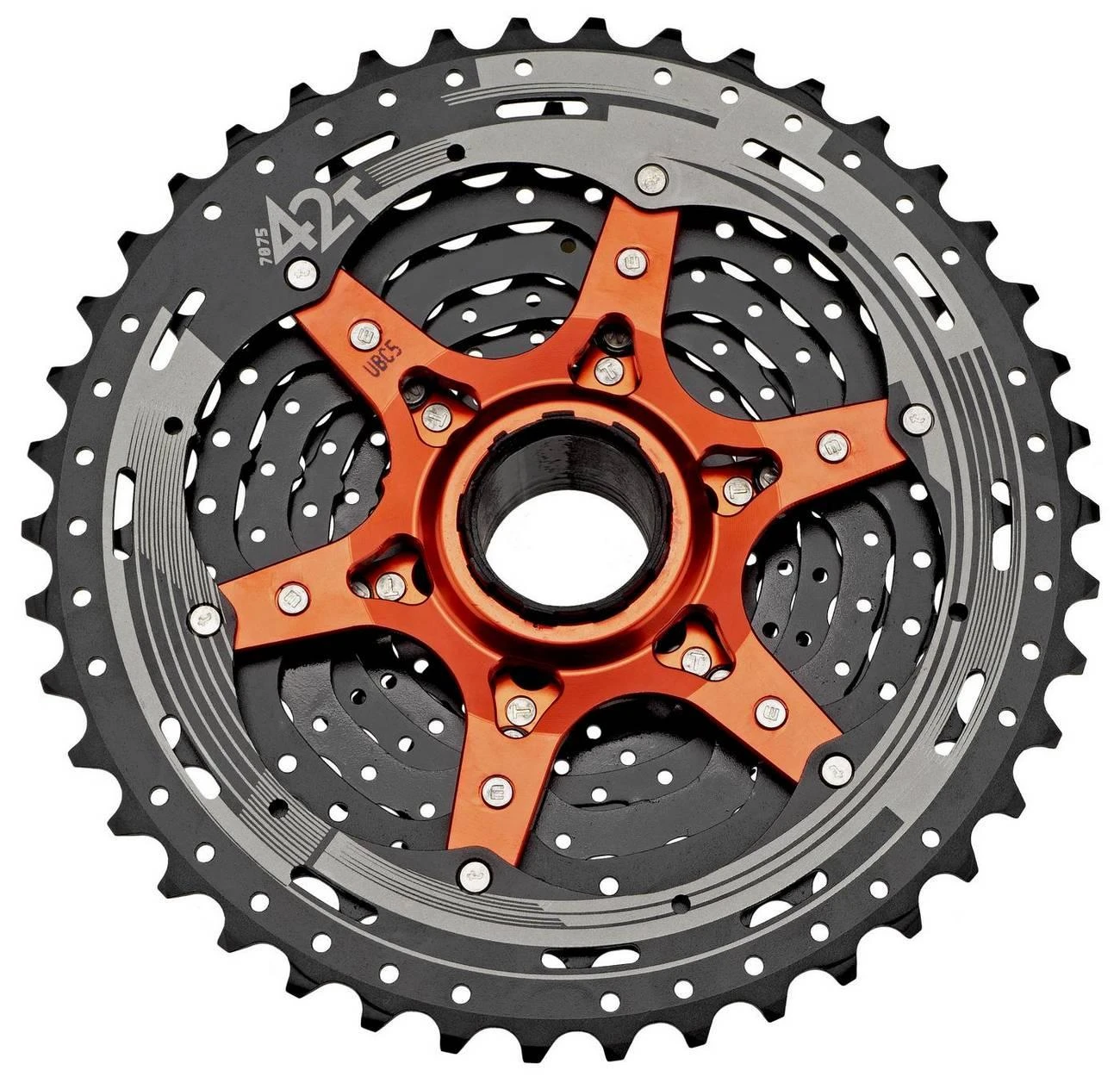 Galinis žvaigždžių blokas SunRace CSMX3 10-speed juodas-11-42T