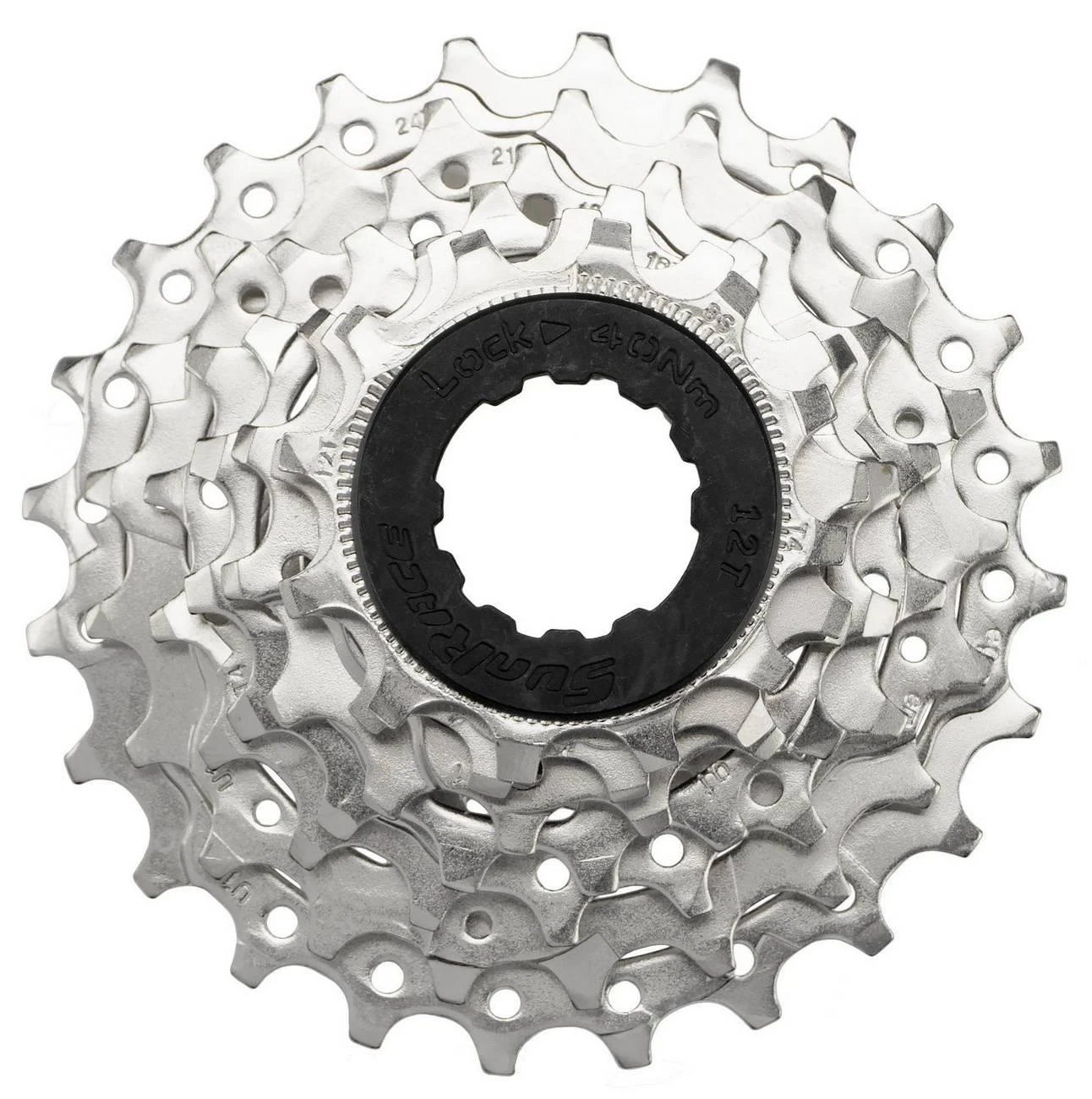 Galinis žvaigždžių blokas SunRace CSR63 7-speed 12-24T nickel