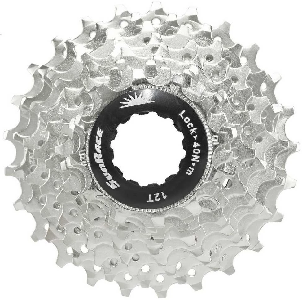 Galinis žvaigždžių blokas SunRace CSR91 9-speed nickel-12-25T
