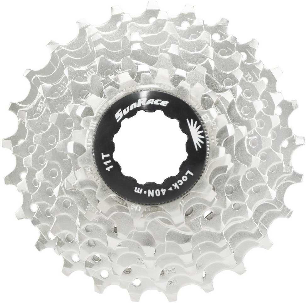Galinis žvaigždžių blokas SunRace CSR91 9-speed nickel-11-25T