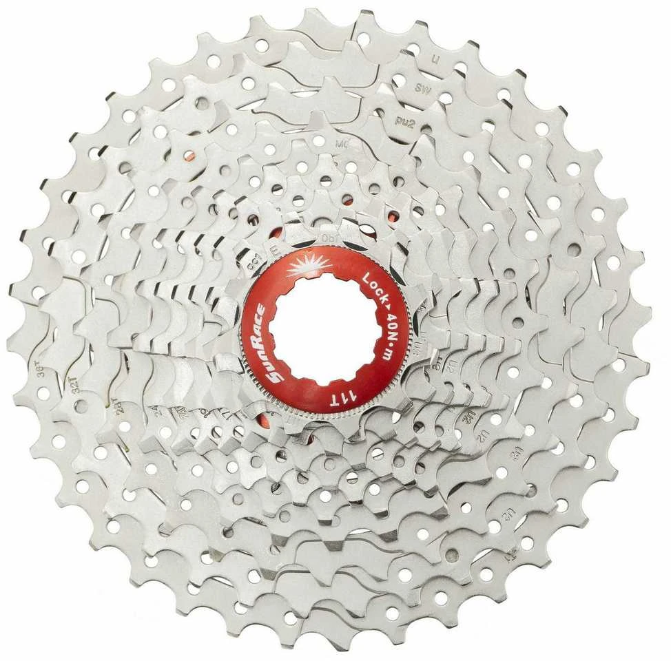 Galinis žvaigždžių blokas SunRace CSRX1 11-speed metallic-11-36T