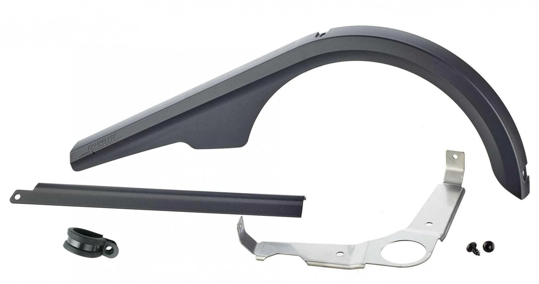 Grandinės apsauga SKS Chainblade 46-48T su laikikliu juodas