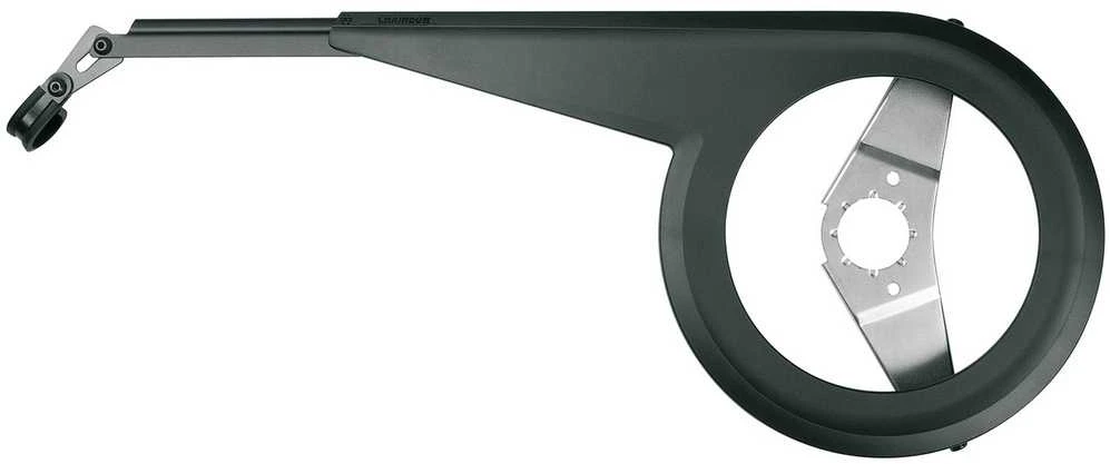 Grandinės apsauga SKS Chainbow 38T single su laikikliu juodas