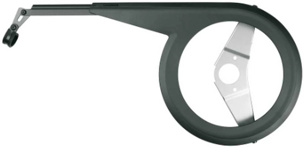 Grandinės apsauga SKS Chainbow 48T single su laikikliu juodas