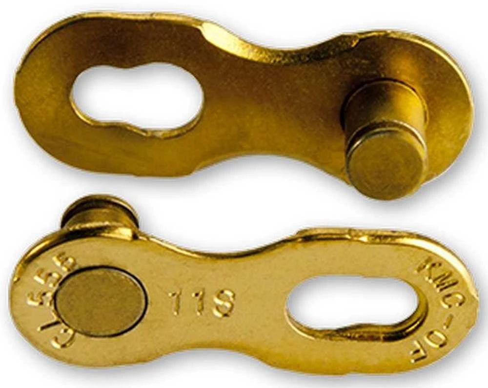 Grandinės sujungimas KMC MissingLink 11R Ti-N Gold (2 pcs.)