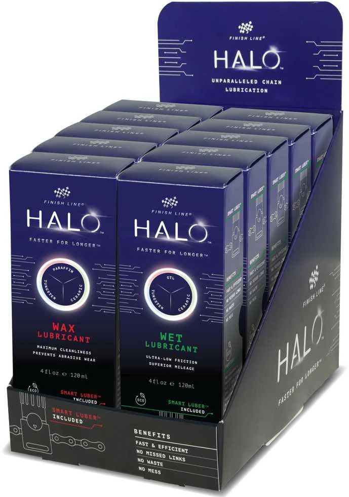 Grandinės tepalas Finish Line HALO Wax+Wet Combo 120ml + Smart Luber (5+5vnt.)