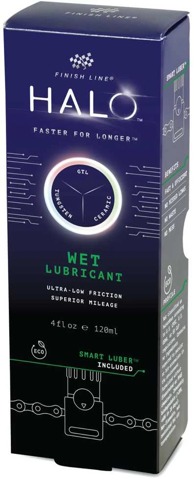 Grandinės tepalas Finish Line HALO Wet 120ml + Smart Luber