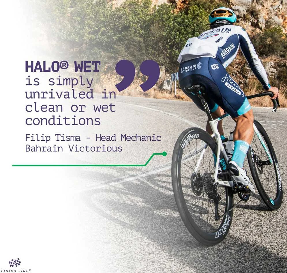 Grandinės tepalas Finish Line HALO Wet 120ml + Smart Luber