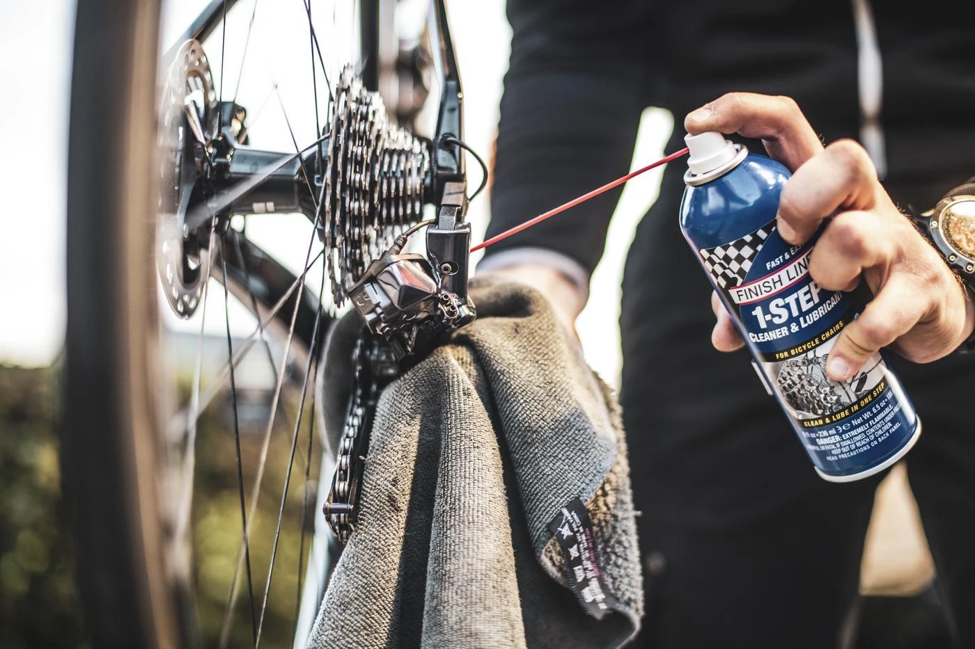 Grandinės valiklis/tepalas Finish Line 1-Step aerozolis 236ml