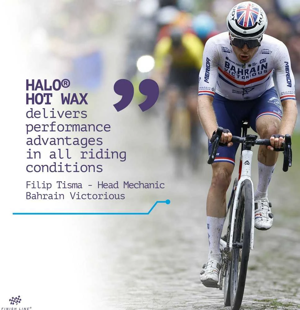 Vaškas grandinės sutepimui Finish Line HALO Hot Wax 600g
