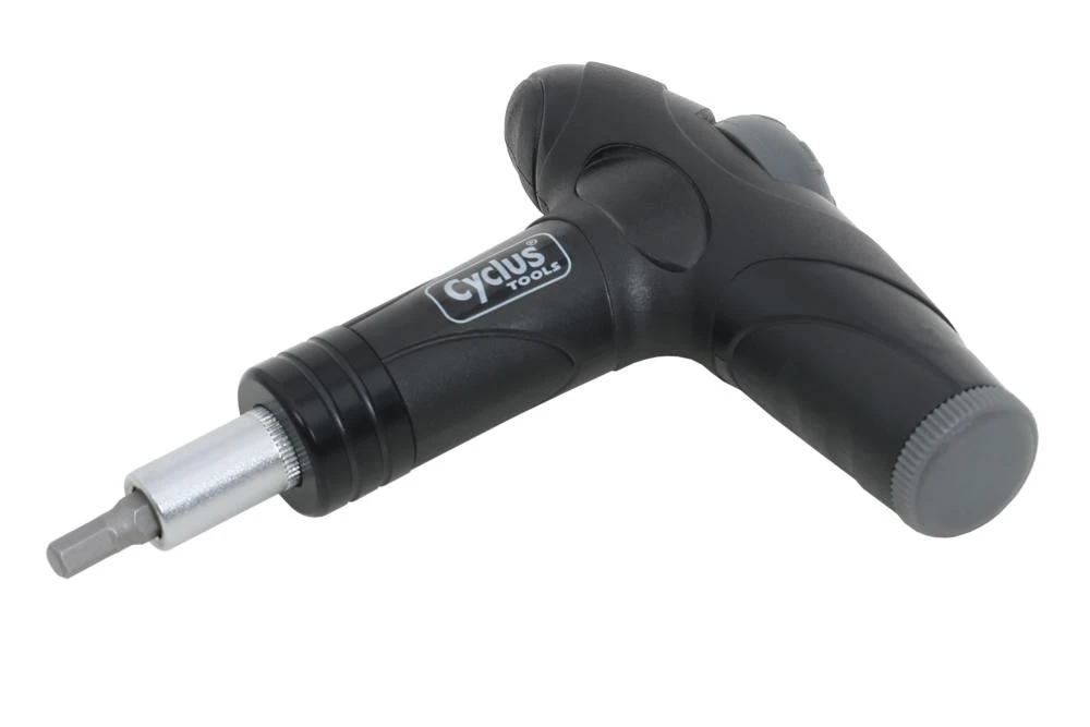 Įrankis Cyclus Tools Torque T-spanner adjustable 4/5/6Nm with Hex 3/4/5mm and Torx T25 bits (720636)