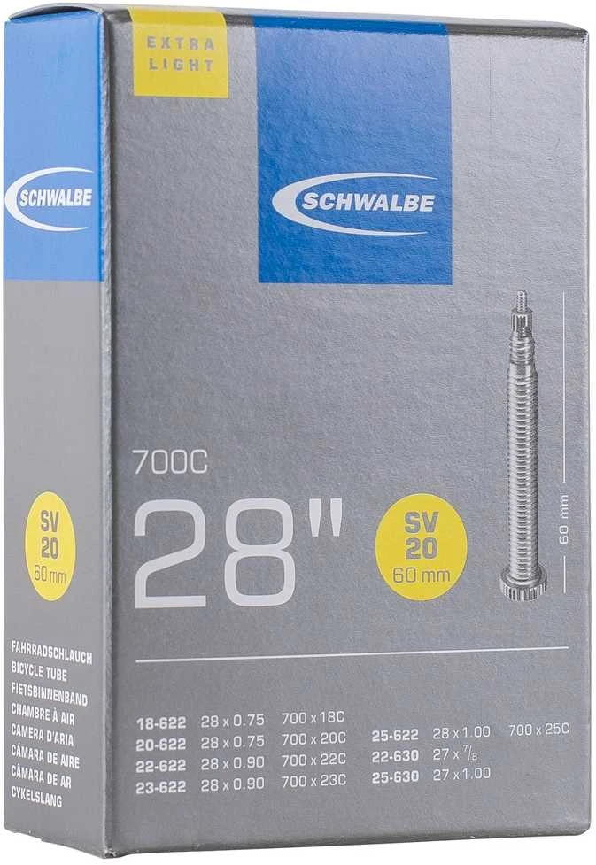 Kamera 28/27" Schwalbe SV20 ExtraLight Long (18/25-622)