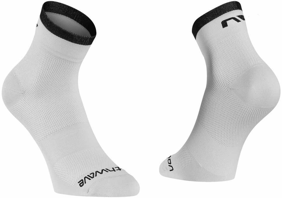 Dviratininko kojinės Northwave Origin, baltos ir juodos