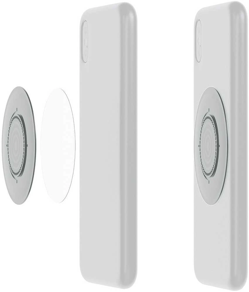 Adapteris telefonui universalus priklijuojams Fidlock VACUUM uni phone patch pusiau skaidrus