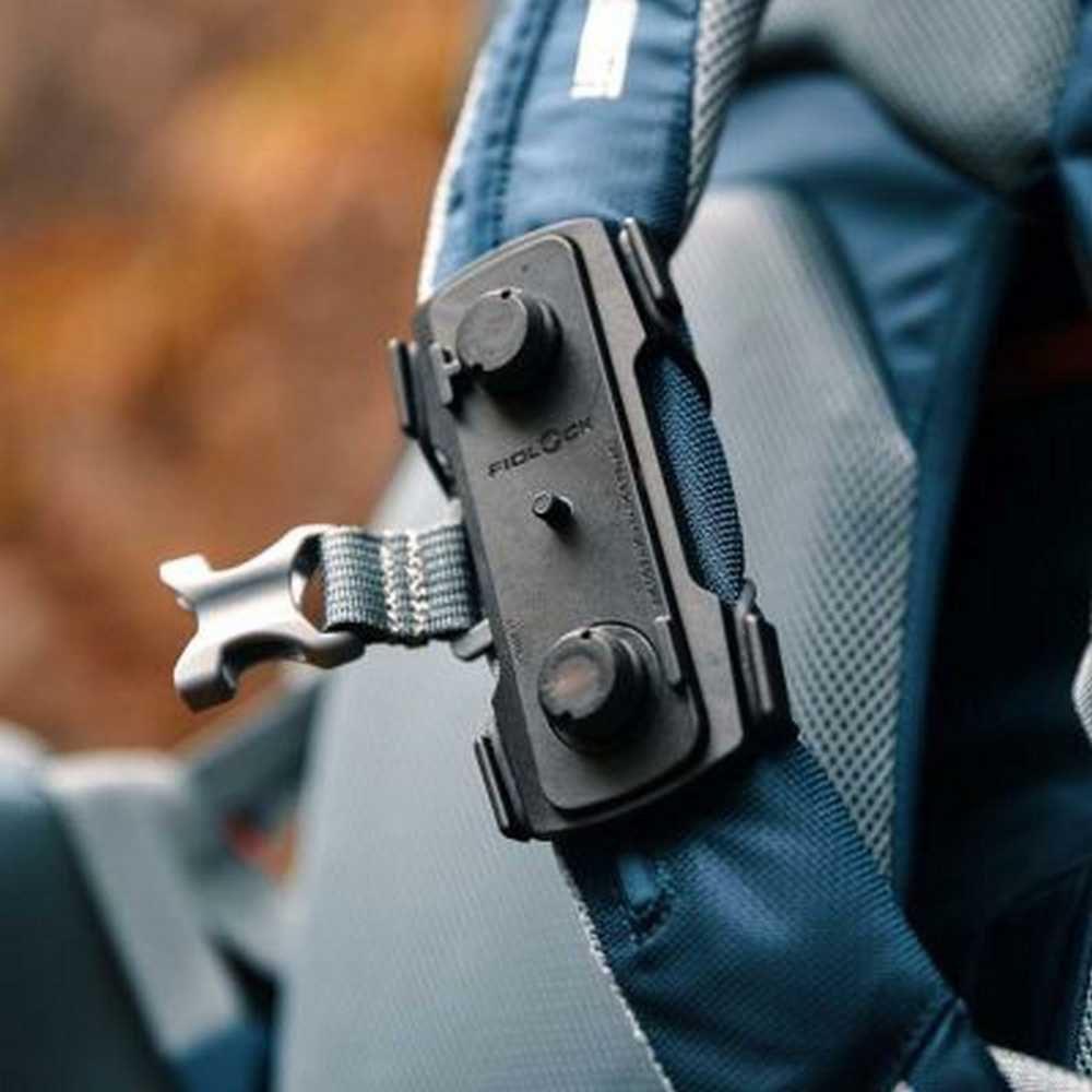 Gertuvės laikiklis ant kuprinės Fidlock TWIST tex base Multi