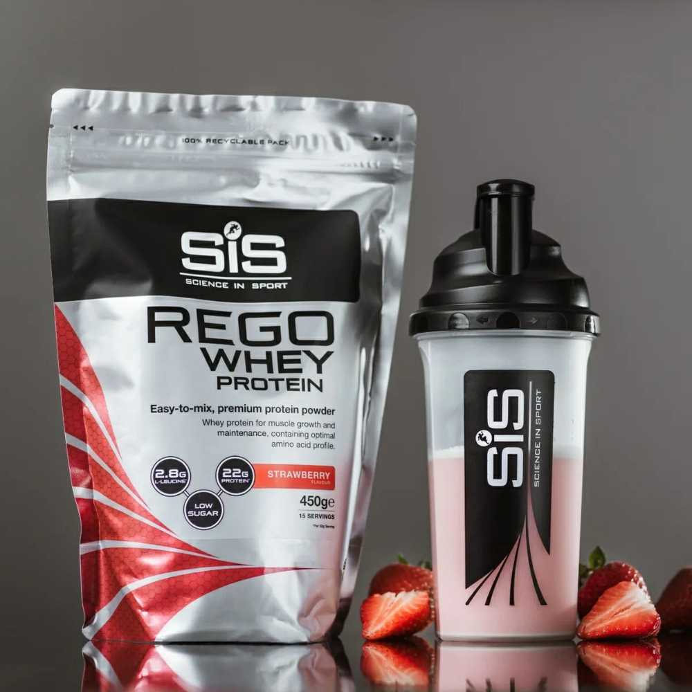 Atstatomieji milteliai Science in Sport Rego Whey Strawberry Powder 450g