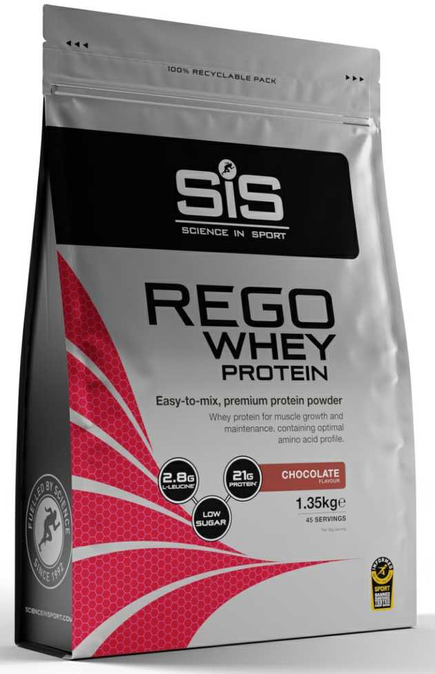 Sportinis maistas milteliais SiS Rego Whey Powder (protein) Chocolate 1.35kg