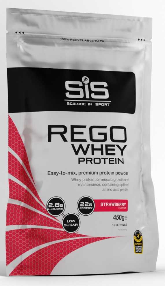 Atstatomieji milteliai Science in Sport Rego Whey Strawberry Powder 450g