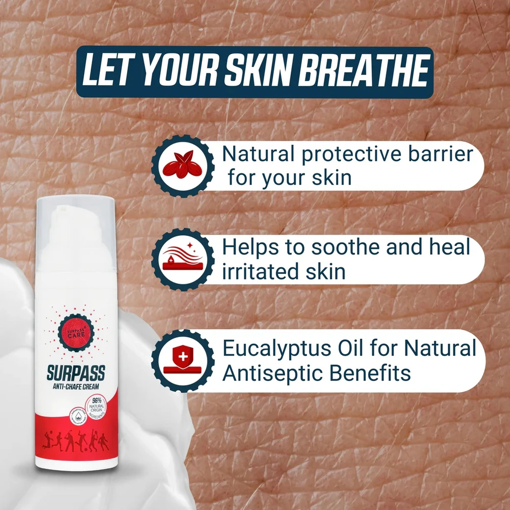 Odos purškiklis nuo trynimo Surpass Chamois Natural Airless 50ml