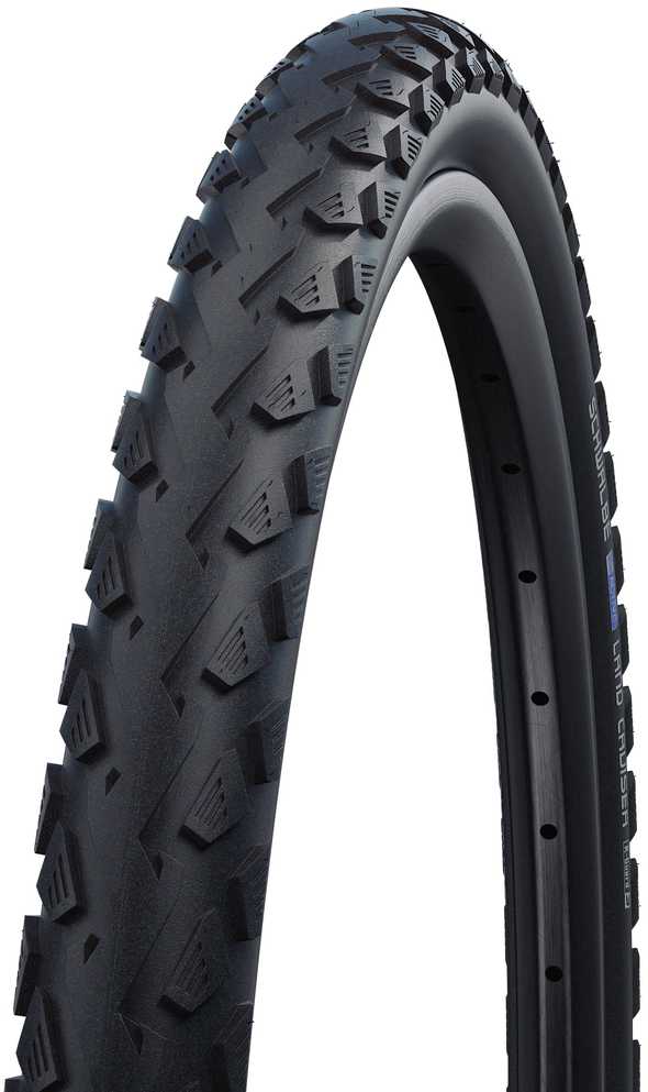 Padanga 24" Schwalbe Land Cruiser HS 450 Active Wired 47-507 Juodas