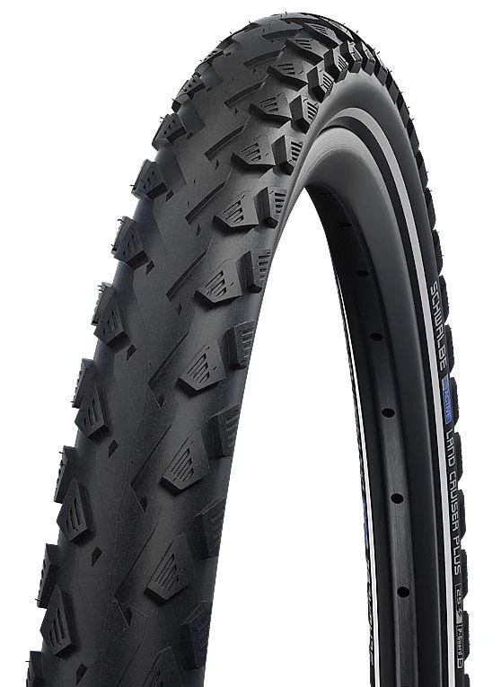 Padanga 26" Schwalbe Land Cruiser Plus HS 450 Active Wired 50-559 / 26x2.00 Juodas-Reflex