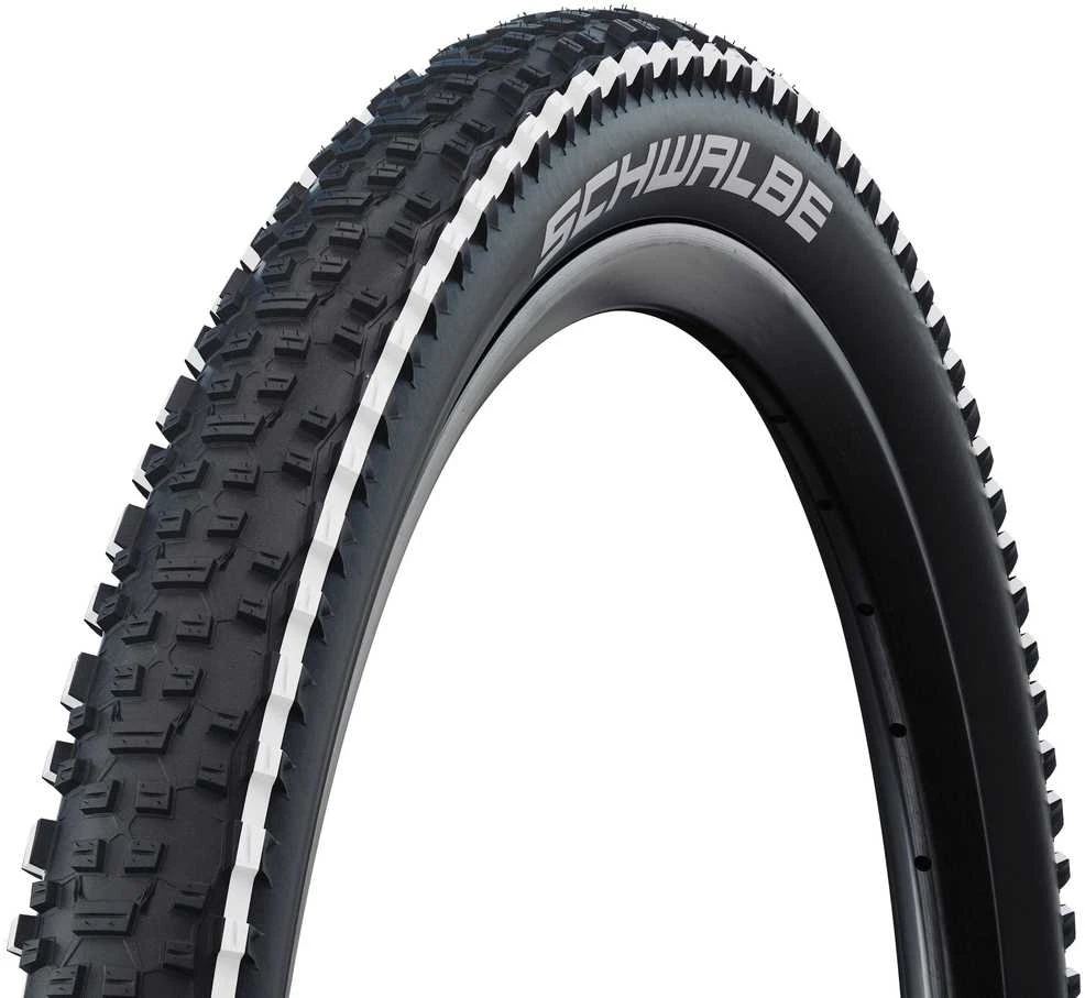Dviratis 26" Schwalbe Rapid Rob HS 425 Active Wired 57-559 / 26x2.25 Baltas Stripes