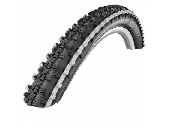 Padanga 26" Schwalbe Smart Sam HS 476 Performance Wired 57-559 Su baltom juostelėm