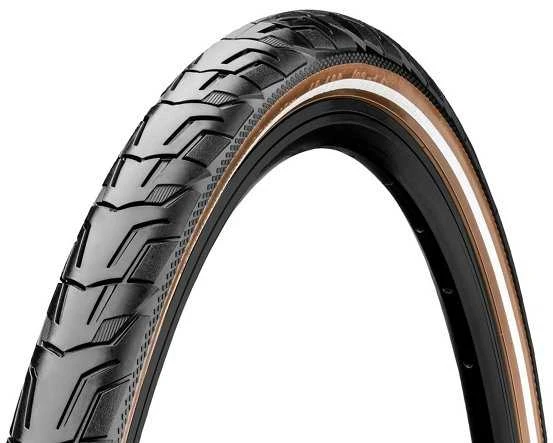 Padanga 28" Continental RIDE City 42-622 juodas/ruda reflex