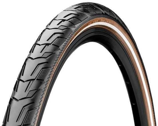 Padanga 28" Continental RIDE City 47-622 juodas/ruda reflex