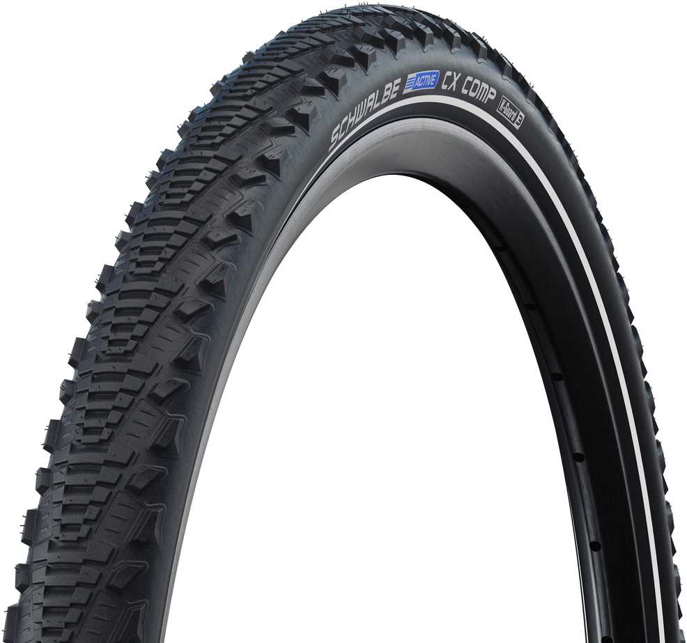 Padanga 28" Schwalbe CX Comp HS 369 Active Wired 40-622 / 28x1.50 Juodas-Reflex
