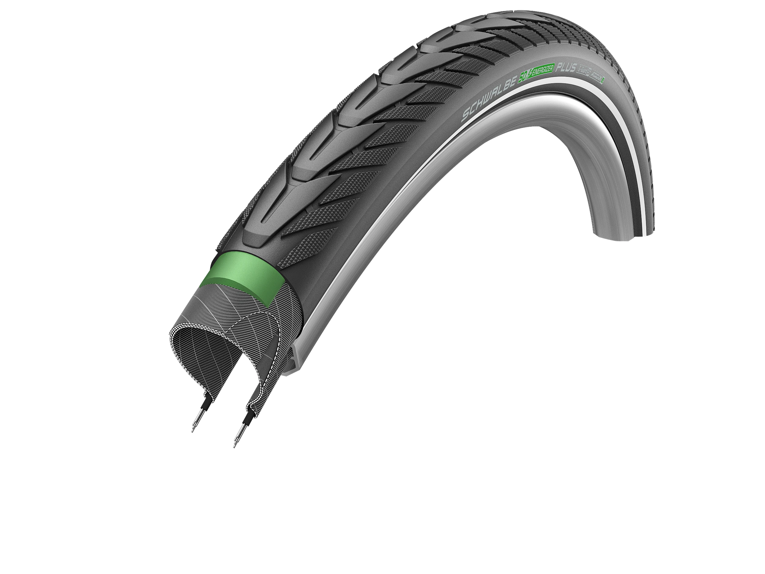 Padanga 28" Schwalbe Energizer Plus HS 492 Perf Wired 47-622 / 28x1.75 Addix E Reflex