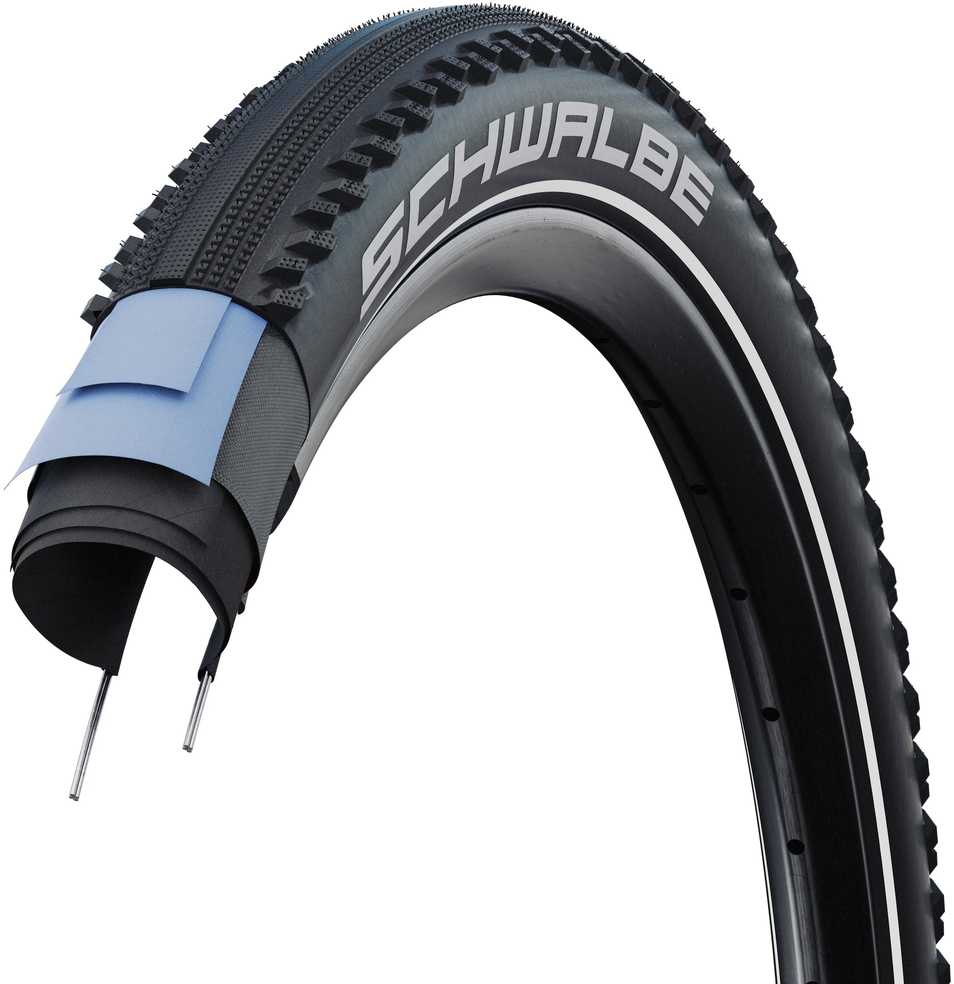 28 colių Schwalbe Hurricane HS 499 Perf Wired Tire 42-622 / 28x1.60 Addix Reflex