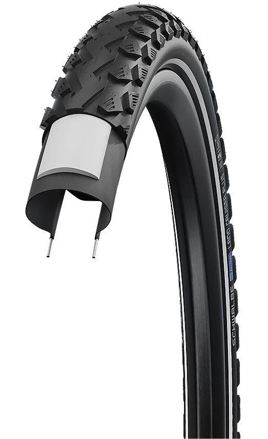 28" padanga: Schwalbe Land Cruiser Plus HS 450 Active Wired 47-622 / 28x1.75 Reflex