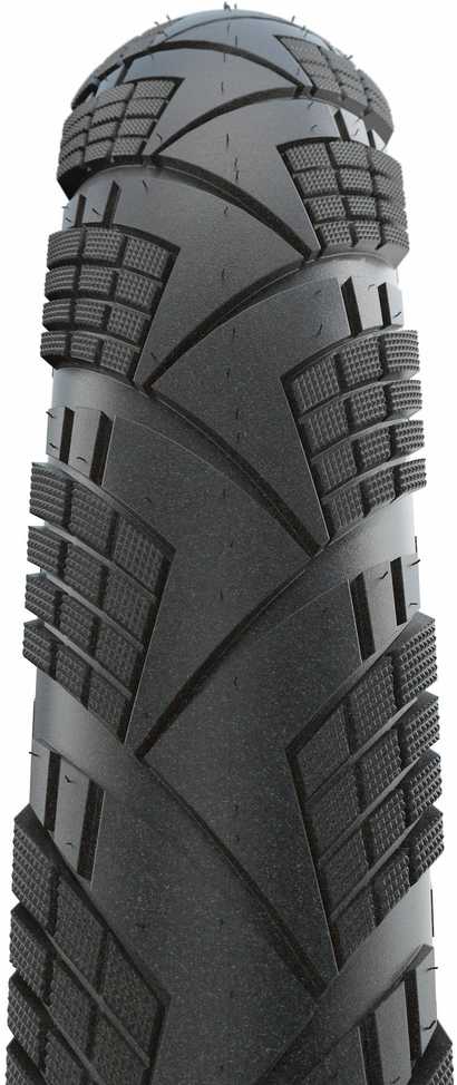 Dviratis 28" Schwalbe Marathon Efficiency HS 617 Evo Fold 50-622 / 28x2.00 Super Race Addix Race Juodas-Reflex