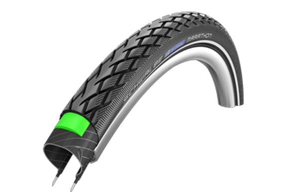 Padanga 28" Schwalbe Marathon HS 420 Perf Wired 47-622 / 28x1.75 Juodas-Reflex