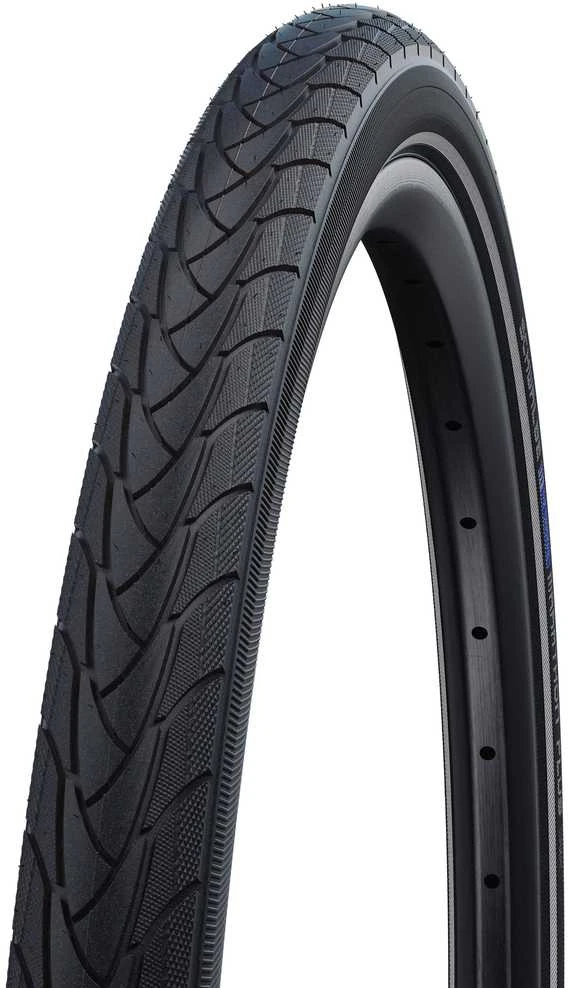 Padanga 28" Schwalbe Marathon Plus HS 348 Perf Wired 47-622 / 28x1.75 Juodas-Reflex
