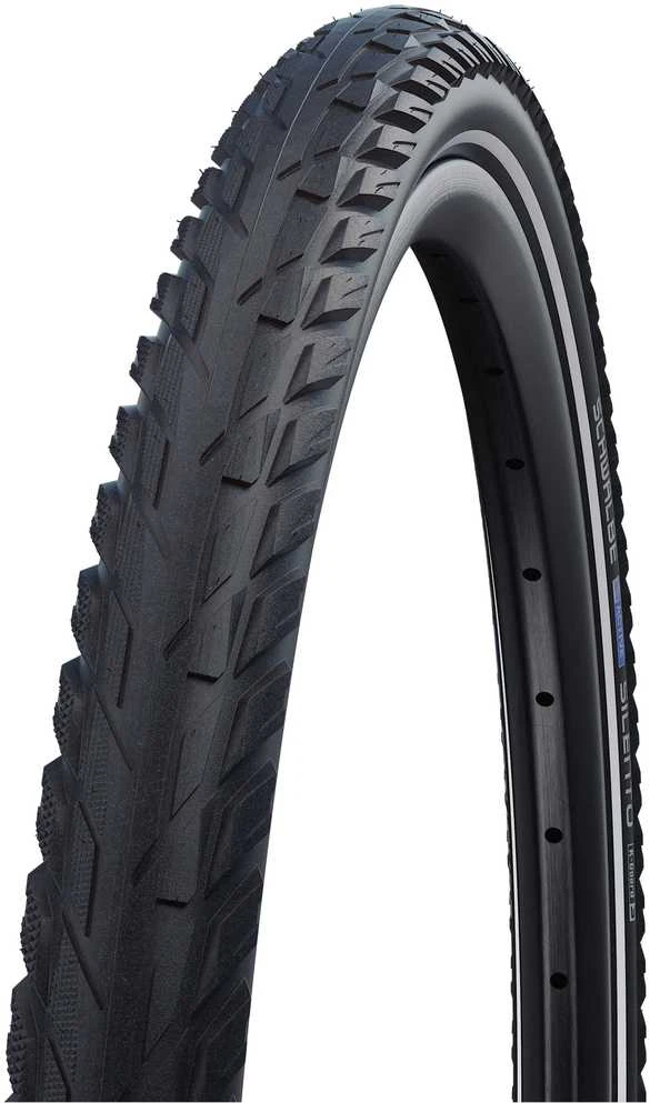 Padanga 28" Schwalbe Silento HS 421 Active Wired 42-622 / 28x1.60 Juodas-Reflex