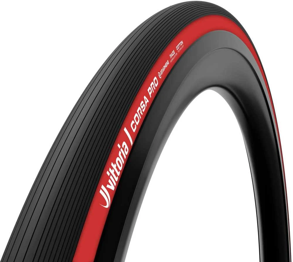 Padanga 28" Vittoria Corsa PRO G2.0 TLR 700x28c / 28-622 red-juodas