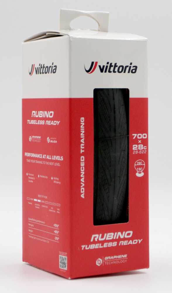Padanga 28" Vittoria Rubino V G2.0 TLR Fold 700x28c / 28-622 juodas