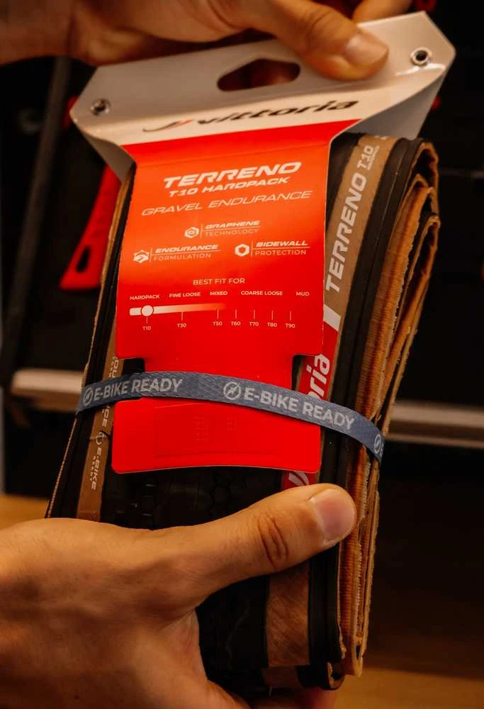 Padanga 28" Vittoria Terreno T10 Hardpack G2.0 TLR Fold 700x45c / 45-622 ruda-juodas