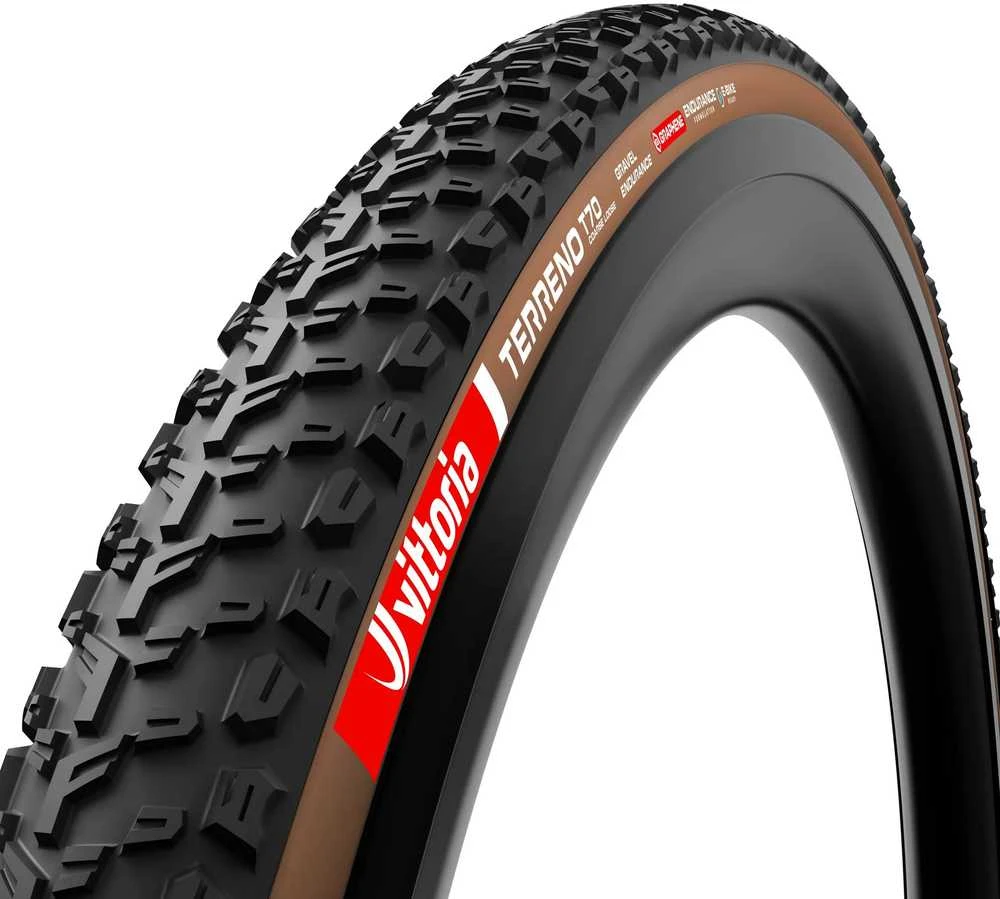 Padanga 28" Vittoria Terreno T70 Coarse loose G2.0 TLR Fold 700x45c / 45-622 ruda-juodas