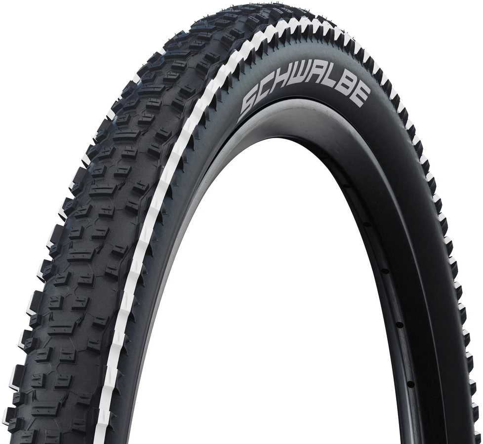 Dviratis 29" Schwalbe Rapid Rob HS 425 Active Wired 57-622 / 29x2.25 Baltas Stripes