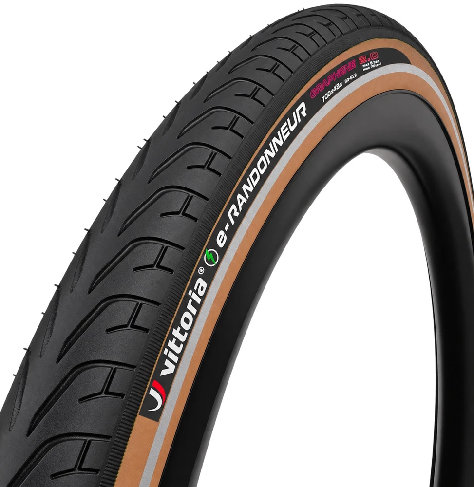 Padanga 29" Vittoria e-Randonneur Rigid G2.0 700X48c / 50-622 ruda-juodas reflex