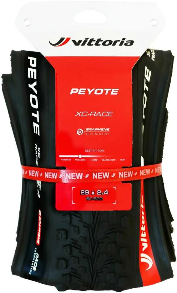 Padanga 29" Vittoria Peyote XC Race G2.0 TLR Fold 29x2.40 / 60-622 juodas