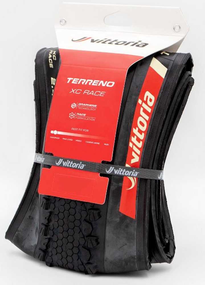 Padanga 29" Vittoria Terreno XC Race TLR Fold 29x2.25 / 55-622 juodas