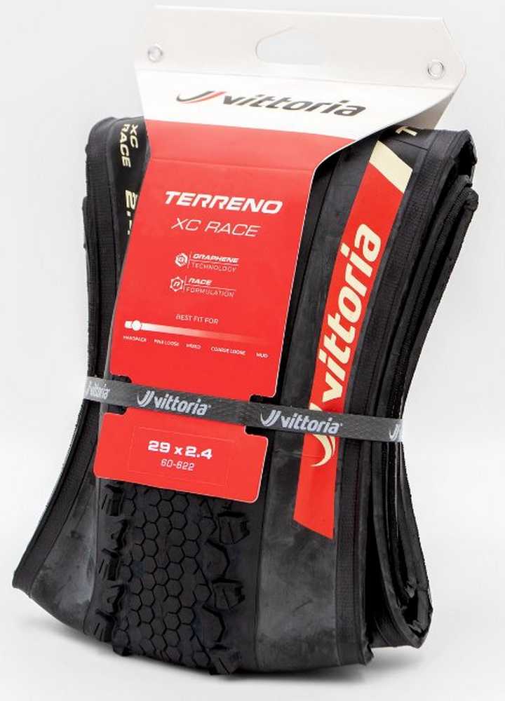 Padanga 29" Vittoria Terreno XC Race TLR Fold 29x2.4 / 60-622 juodas